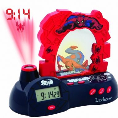 Spider-Man Radio Clock Projector