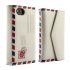 Navy Floral Style Case Cover Stand for iPad 4