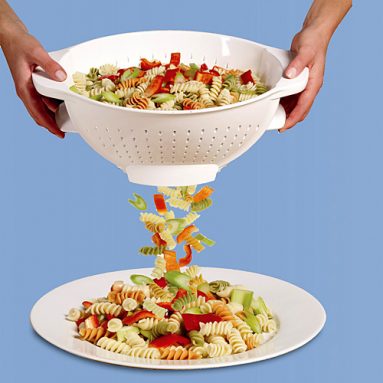 Trap Door Colander