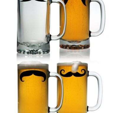 Moustaches Pub Beer Mugs