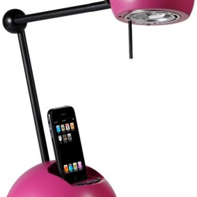 Ihome Orbit Lamp Pink