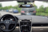 Car Rearview Mirror with Built-in 4.3 Inch Monitor and Camera