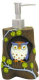 Creations Awesome Owls Resin Lotion Bottle