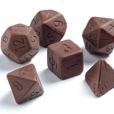 Chocolate Gaming Dice Set