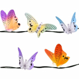 10 Colorful Butterflies Fiber Optic Light Strand