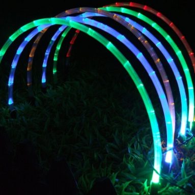 Solar Powered Rainbow String Lights