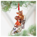 Jaq and Gus with Slipper Cinderella Ornament