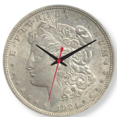 Morgan Silver Dollar Clock