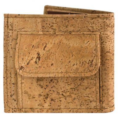 Mens Bifold Wallet Vegan Cork