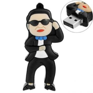 16GB USB Flash Drive Rubber PSY Gangnam Style Cool