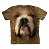 Bulldog Face Mens T-shirt