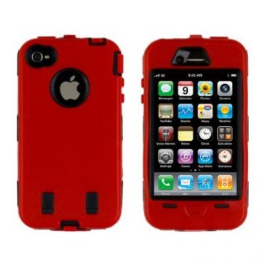 85% Discount: Red Body Armor for iPhone 4
