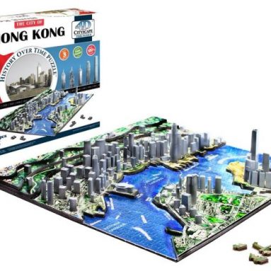 4D Cityscape Hong Kong Time Puzzle
