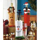 Holiday Whimsical Seasonal Wine Bags