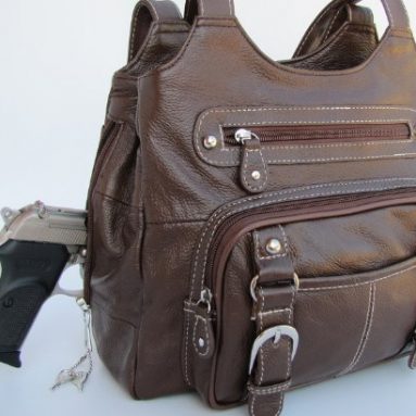 Top Grain Chocolate Leather Bag