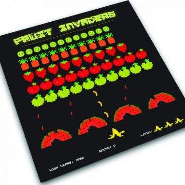 Worktop Saver Fruit Invaders Design