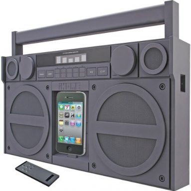 iHome iP4GZ Portable FM Stereo Boombox for iPhone/iPod