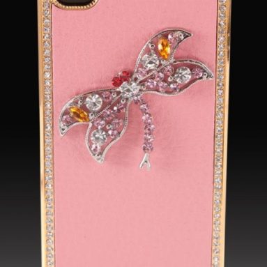 Luxury glass diamond case cover for iPhone 4S