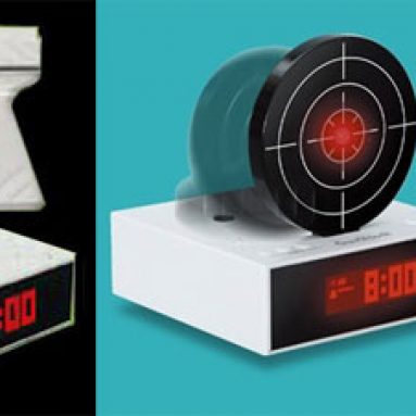 Gun O’Clock shooting alarm clock