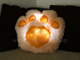 LED Paw-Shaped Pillow
