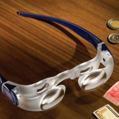 The Hands-Free Magnifying Glasses