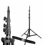 PBL Pro Heavy Duty 8′ Light Stand, Air Cushioned, for Photo or Video