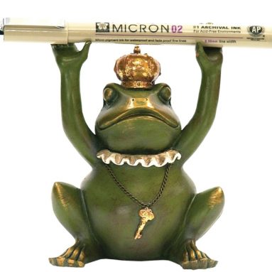 Frog Gatekeeper Pen Holder