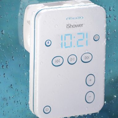 Waterproof Bluetooth Shower Speaker for iPhone/iPad