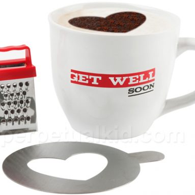 GET WELL CAPPUCCINO MUG GIFT SET
