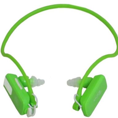 Waterproof Neck Band Headphones With Built In 4 GB MP3 Player