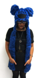 Blue Glo Snood Hat