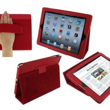 Red Case Cover for iPad 3