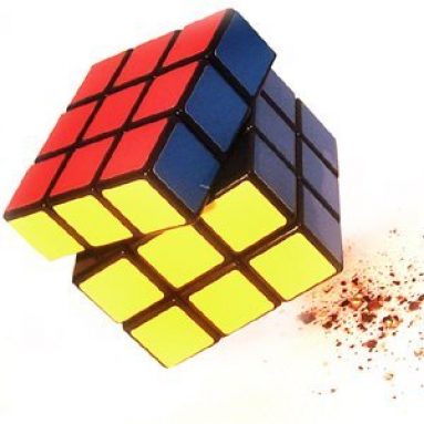 Rubik’s Cube Pepper Mill or Salt Mill