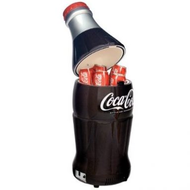 Coca-Cola Bottle-Shaped Fridge