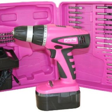Pink Box 18-Volt Cordless Drill