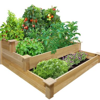 Greenes Tiered Cedar Raised Garden Bed