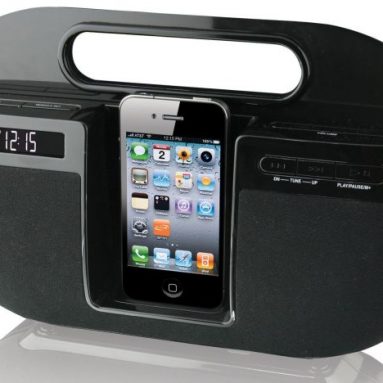 iLive Portable App-Enhanced Boombox AM/FM Radio