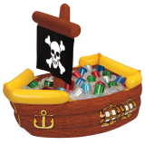Inflatable Pirate Ship Cooler