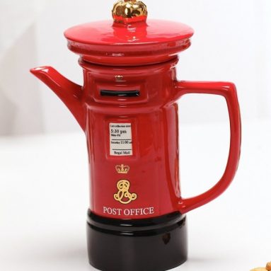 British London Mailbox Ceramic Teapot