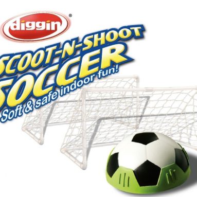 Scoot N Shoot Indoor Soccer with 2 Goals