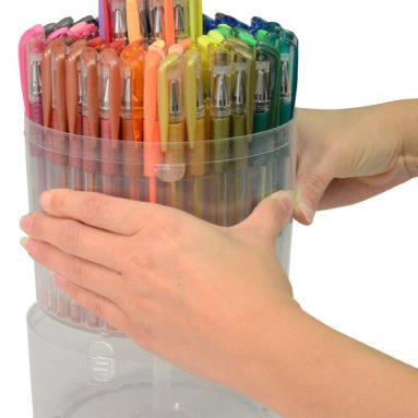 Gel Pen Set with Pop-up Case