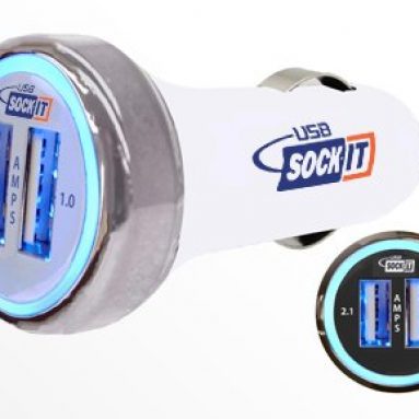 USB Sock-IT Dual USB 3.1 Amp Car Charger