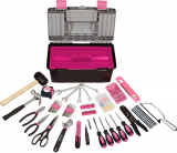 Pink Tool Kit with Tool Box