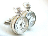 Steampunk WATCH  cufflinks