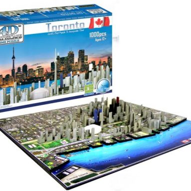 4D Toronto Cityscape Time Puzzle