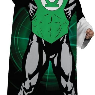 DC Comics Avengers The Green Lantern Snuggie Cozy Throw Blanket