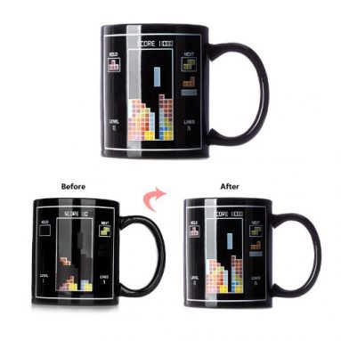 Color-changing Tetris Temperature Sensing Cup