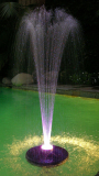 Floating Spray Fountain w LED Light