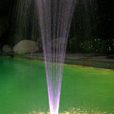 Floating Spray Fountain w LED Light