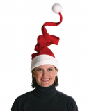 Deluxe Plush Wired Santa Hat